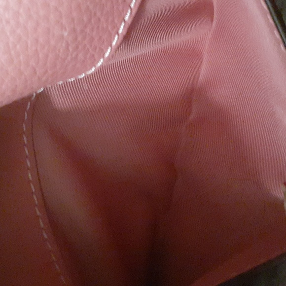 COACH PINK TRI FOLD LEATHER WALLET EXC - Picture 4 of 10